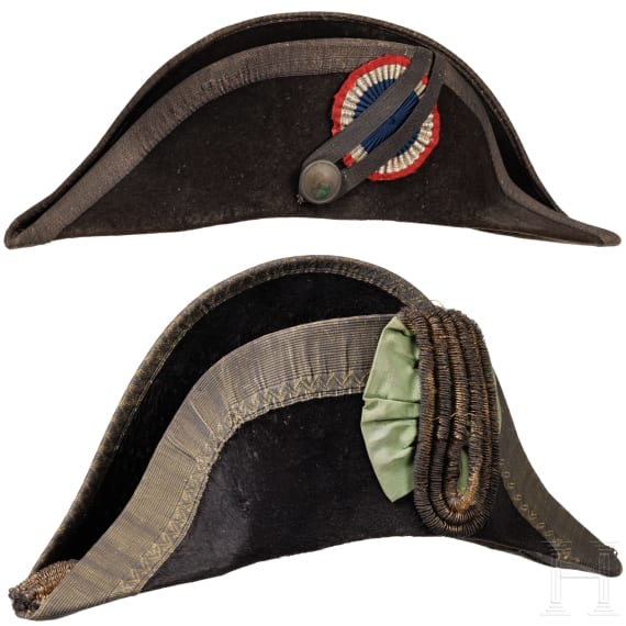 Two bicornes, 19th century