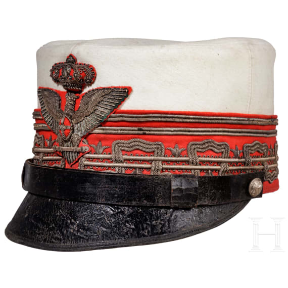 General Adriano Thaon di Revel (1854 - 1937) &ndash; his General's white summer kepi as well as numerous documents and photos