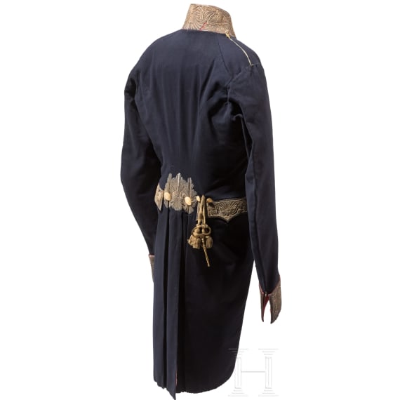 A uniform tailcoat for a chamberlain, Naples, circa 1820 - 1860