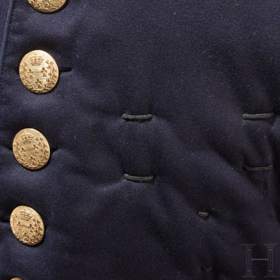 A uniform tailcoat for a chamberlain, Naples, circa 1820 - 1860