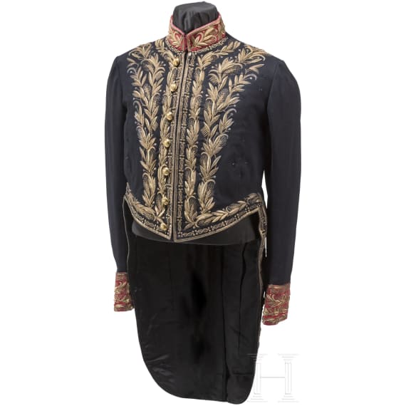 A tailcoat of a royal diplomat, 1st half of the 20th century