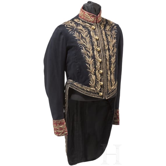 A tailcoat of a royal diplomat, 1st half of the 20th century