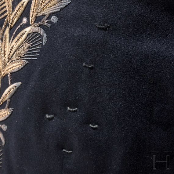 A tailcoat of a royal diplomat, 1st half of the 20th century
