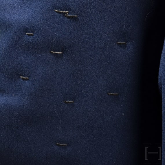A blue tailcoat of a noble house, 1st half of the 20th century
