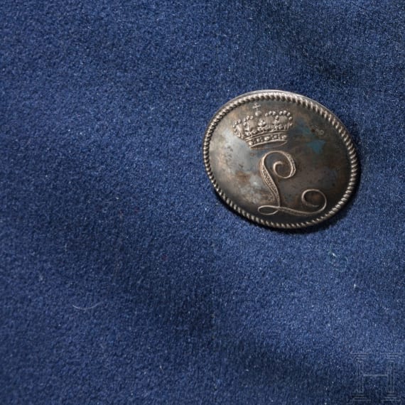 A blue tailcoat of a noble house, 1st half of the 20th century