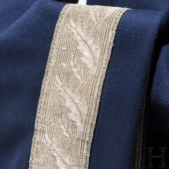 A blue tailcoat of a noble house, 1st half of the 20th century