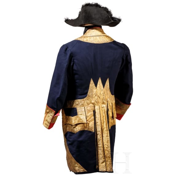 A uniform for a high official in the Kingdom of Naples, circa 1860