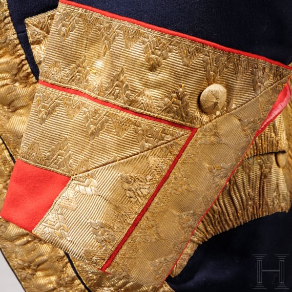 A uniform for a high official in the Kingdom of Naples, circa 1860