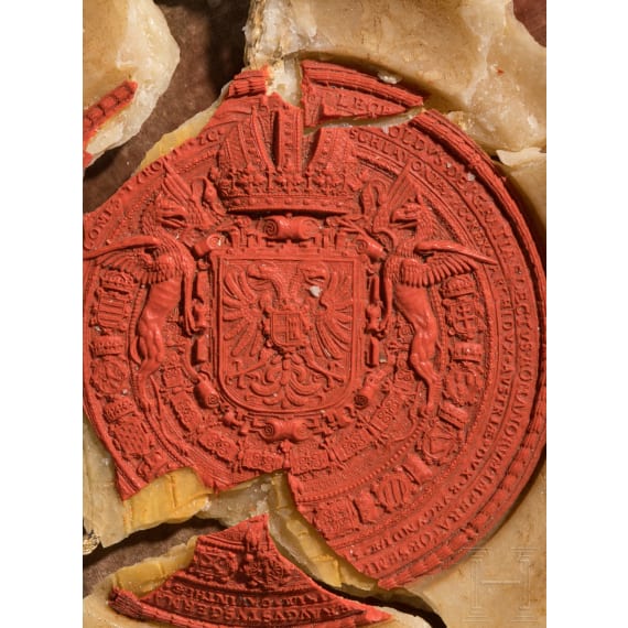 Leopold I, Emperor of the Holy Roman Empire (1640 - 1705) - a patent of nobility to Nicolas Willemin de Heldenfeld, dated February 11, 1692
