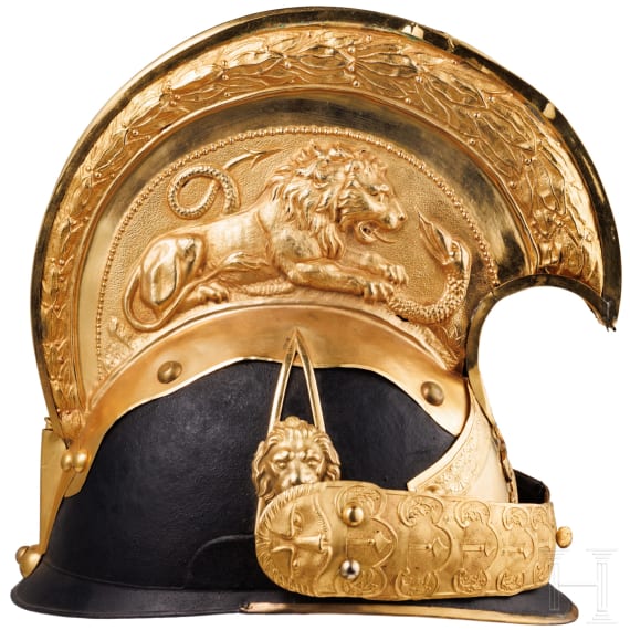 A helmet M 1836 for officers of the dragoons, 1835 - 1848