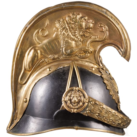 A helmet M 1850 for officers of the dragoons