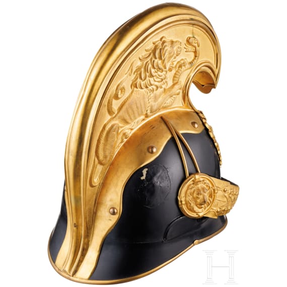 A helmet M 1850 for officers of the dragoons