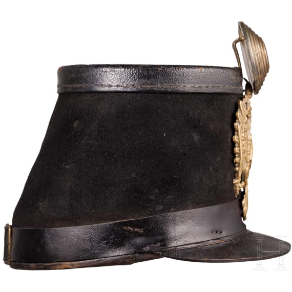 An old-style shako for men of the k.u.k. Infantry, 2nd half of the 19th century