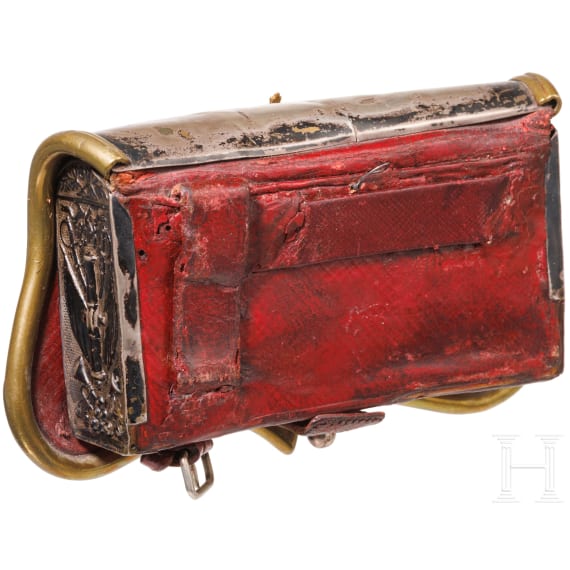 Two cartouche boxes for officers of the mounted troops, 1st half of the 20th century
