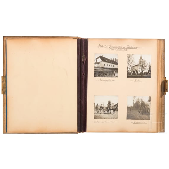 A magnificent photo album of a vet of the k.u.k. Army in World War I