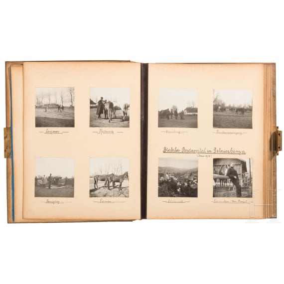 A magnificent photo album of a vet of the k.u.k. Army in World War I