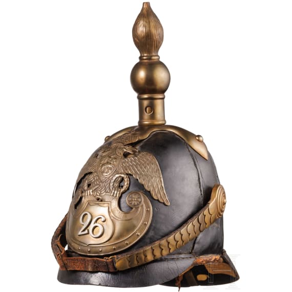 A Russian helmet M 1844 for men of the 26th Mogilev Infantry Regiment, circa 1850