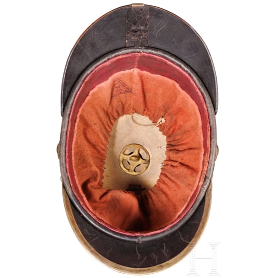 A Russian helmet M 1844 for officers of the 29th Infantry Regiment, circa 1850