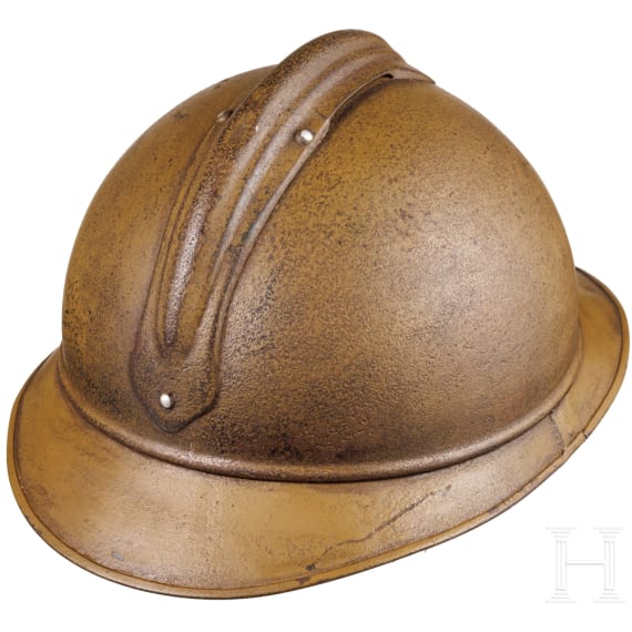 A Russian steel helmet M 1916 (Adrian) of the infantry, World War I