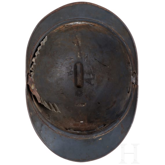 A Russian and a French steel helmet Adrian of the infantry, World War I