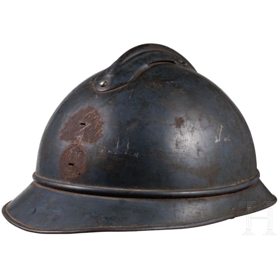 A Russian and a French steel helmet Adrian of the infantry, World War I