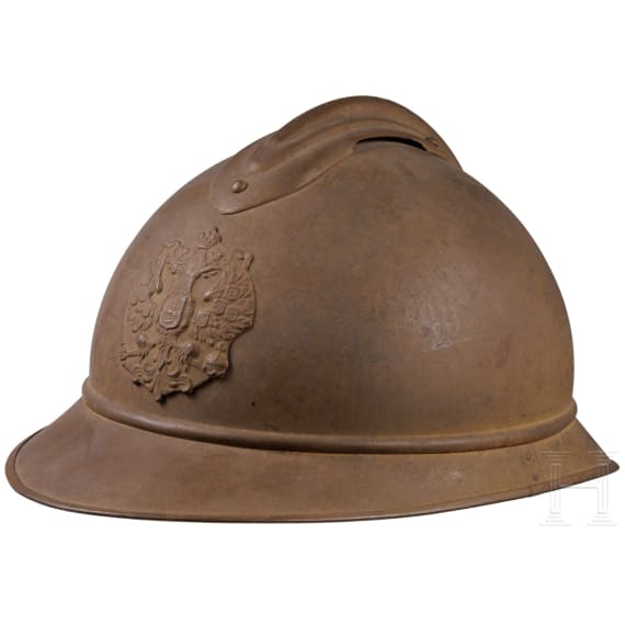 A Russian and a French steel helmet Adrian of the infantry, World War I