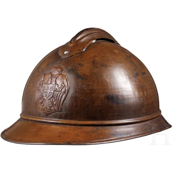 A Serbian steel helmet M 15 "Adrian", 1915 - 1918
