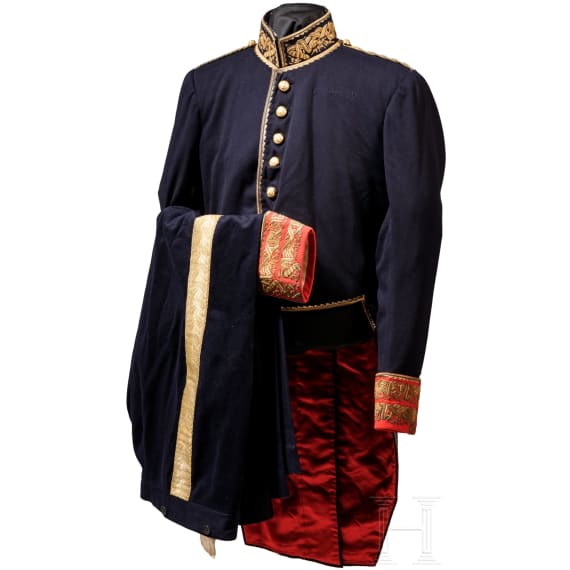 A tailcoat and trousers of an official in the Kingdom of Spain, circa 1920