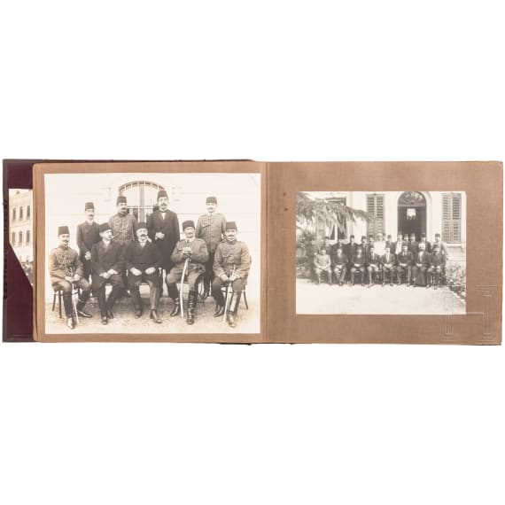 A large photograph album of an Ottoman general, circa 1916/17