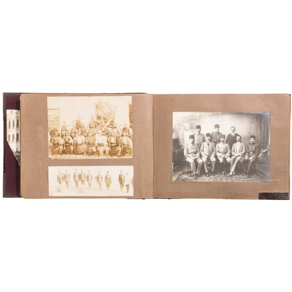 A large photograph album of an Ottoman general, circa 1916/17
