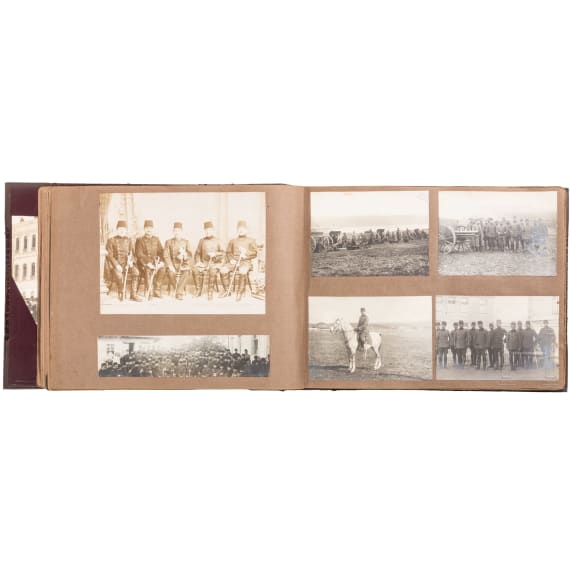 A large photograph album of an Ottoman general, circa 1916/17