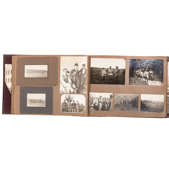 A large photograph album of an Ottoman general, circa 1916/17