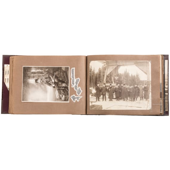 A large photograph album of an Ottoman general, circa 1916/17