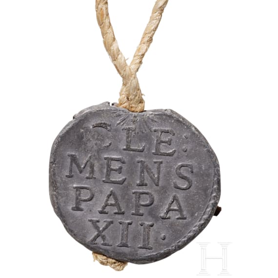Pope Clemens XII (1652 - 1740) - a papal bulla, dated January 15, 1736