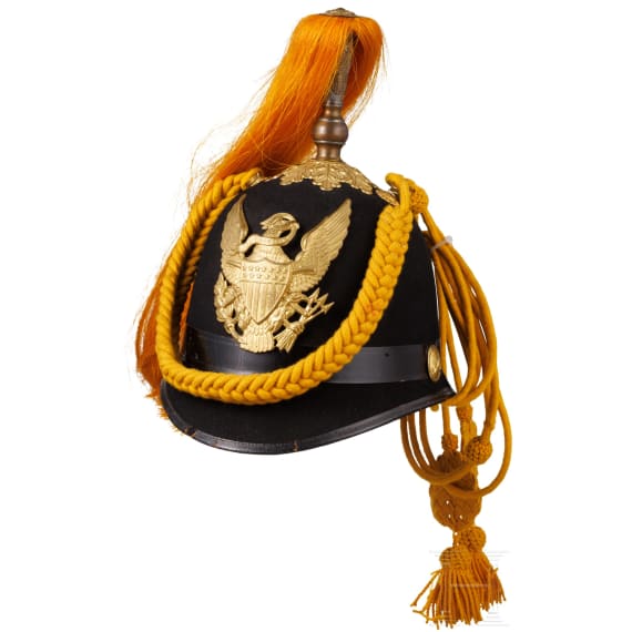 A helmet M 1881 for members of the US cavalry