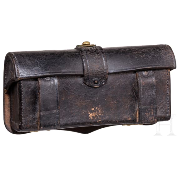 A cartouche box for enlisted men, New York, dated 1878