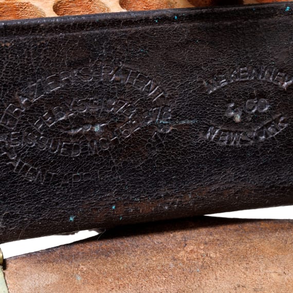 A cartouche box for enlisted men, New York, dated 1878