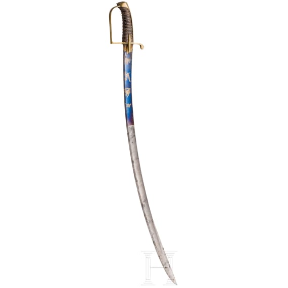 A German or French sabre for officers of the Hussars, circa 1800