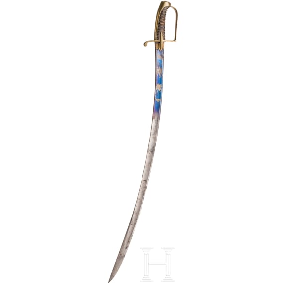 A German or French sabre for officers of the Hussars, circa 1800