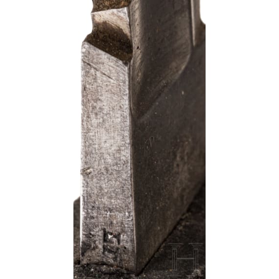 A bayonet with saw back, dated 1879