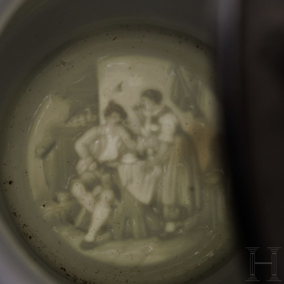 Four regimental stein mugs of the Royal Bavarian Infantry, 1893 - 1902