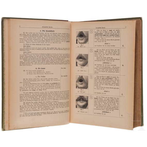 A lance flag and a book for military trainees, circa 1900