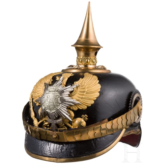 A helmet for officers of the Anhalt Infantry Regiment No. 93, circa 1900