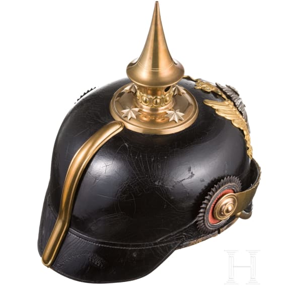 A helmet for officers of the Anhalt Infantry Regiment No. 93, circa 1900