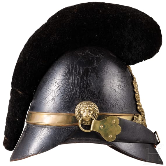 A helmet M 1845 for artillery men