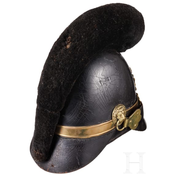 A helmet M 1845 for artillery men