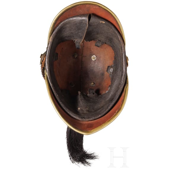 A crest helmet for members of the Rastatt civic guard, circa 1840