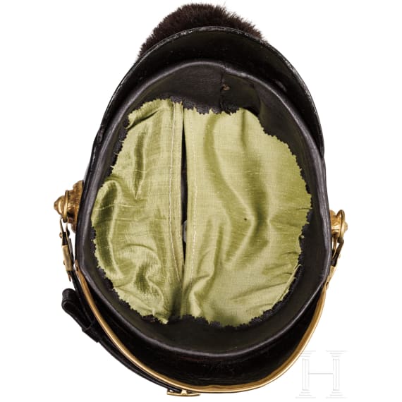 Raupenhelm M 1868 f&uuml;r Offiziere der Feldartillerie