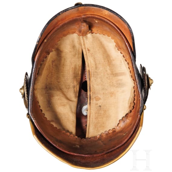 Helm M 1886 f&uuml;r Reserveoffiziere der berittenen Truppen, um 1900