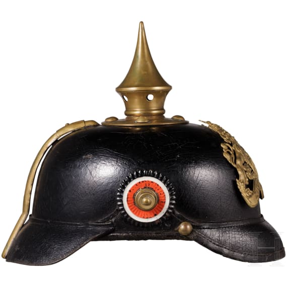 Helm f&uuml;r Mannschaften der bayerischen Infanterie, um 1900